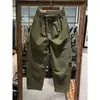 Calça Harem Versátil Plus Size 150kg para Primavera e Outono Cintura Alta Elástica Solta Afinando Perna Larga Casual Calça Curva
