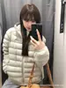 Chaqueta de Plumón de Invierno para Mujer, Plumón de Pato Blanco, Abrigo de Pareja para Hombre, Ligera, Holgada, Cálida, Nueva Chaqueta Acolchada 2025, Engrosada de Moda