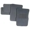 Tapetes Pretos para Chão de Carro Cuidadosamente Selecionados, Universais para Carros Pequenos, Conjunto Especial de Quatro Peças Anti-Sujeira e Resistente ao Desgaste, Tapetes de Chão em PVC