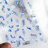 Tiesu Verano Gelatina Transparente Medusa Pegatinas para Uñas de Burbujas M1167 Simple y Versátil Estilo Oceánico Serie de Conchas