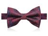 Homens Bow Tie Casamento Noivo Melhor Homem Terno Camisa Borgonha Preto Britânico Estilo Coreano Laço