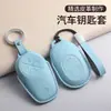 Distribución del Fabricante: Adecuado para Fundas de Llave de Cuero para Coche Nio Es6/Es8 Estuche de Llave de PU Tricolor para Hombres y Mujeres
