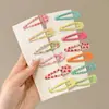 Pinza de Pelo BB para Flequillo Estilo Coreano Infantil, Pinza para el Cabello que no Daña, Lindo Accesorio de Pinza Lateral para Niña Pequeña