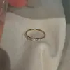 Anillo de Plata de Ley S925 de Trébol de Cuatro Hojas Ultra Fino con Diamante para Mujer, Lujo Ligero, Gama Alta, Exquisito Anillo para Dedo Índice, Anillo de Banda Lisa