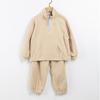 Ropa infantil coreana 2021 otoño nuevo traje infantil polar manga larga pantalones dos piezas hermano y hermana ropa deportiva