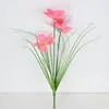 Flor de Gessang Artificial Tallo Único Flor Artificial para Uso en Bodas Planta Artificial Ramo de Hierba Cebolla Ramo de Flores y Hierbas Artificiales