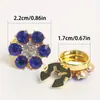Fabricante de Cubre Botones de Pedrería Gemelos para Puños de Camisa Accesorios de Ropa Cubre Botones de Diamante