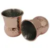 Taza de Acero Inoxidable 304 para Moscow Mule, Copa de Cóctel para Bar, Copa Martillada en Forma de Tambor, Vaso de Vino al por Mayor