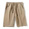 Shorts de Marca da Moda Verão 2025, Shorts de Praia Masculinos de Algodão, Calças Esportivas Masculinas Soltas, Calças Casuais Versáteis Cinco Pontos