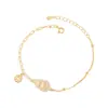 Pulseira de Moeda de Cabacinha com Diamante em Prata Esterlina 925 para Mulheres Simples Novo Design Chinoiserie Fulu Luxo Acessível Joia de Mão Exquisita 6535A