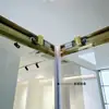Mampara de Cristal para Baño Ducha Puerta Pantalla Cuadrada para Ducha Casera Simple