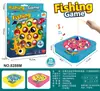 Tablero de pesca magnético giratorio eléctrico para niños de comercio exterior, juguete de pesca musical multifuncional para educación temprana para niños y niñas, venta al por mayor