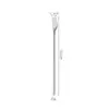 Colher e Garfo de Aço Inoxidável 304 com Cabo Longo, Colher de Sopa Redonda Grande Sólida, Garfo de Salada para Misturar Doméstico Estilo Coreano, Design Criativo