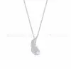 Colar Swarovski Element Swarovski Smart Swan Pingente Clavícula Swarovski Exquisite Alta Versão Colar Olho do Diabo