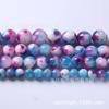Cuentas sueltas de Jade Persa azul rojo de comercio Ming, pulsera collar de cuentas DIY hechas a mano, accesorios de joyería tejidos al por mayor