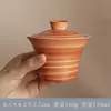 Hao Buren Gao Yan Valor Color a Mano Tapa de Cerámica Tazón Tapa 2 Tazón Tapa Camping al Aire Libre Antiescaldado Tazón de Té Regalo Juego de Té Kung Fu