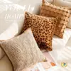 Capa de Almofada Decorativa Vintage Retro de Pelo de Coelho Bolha Cor Creme para Sofá de Sala de Estar, Cama, Janela de Canto, Almofada Lombar