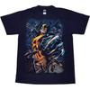 Estilo europeu e americano Wolverine Slash Wolverine nicho de comércio exterior clássico dos homens t-shirt solta