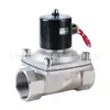 Válvula Solenoide de Acero Inoxidable Serie 2S de Acción Directa Fabricante Senya Tipo Cable de Plomo Normalmente Abierta / Tipo Caja de Conexiones