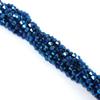 Cuentas de cristal de diamante facetado de 4 mm, cuentas de vidrio, cuentas hechas a mano DIY, material de cuentas sueltas, accesorios para el cabello, accesorios