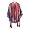 Mohair Explosivo Feito de Yunnan Lijiang Dali Xizang Turismo Feriado Estilo Étnico Xale Casaco Quente Externo Feminino
