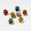 Jingdezhen Cerámica Creativa Retro Cuentas Sueltas Hecho a Mano Pulsera DIY Collar Accesorios de Joyería Materiales Venta al por Mayor
