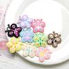 Accesorios Acrílicos de Mariposa DIY Horquilla de Gel Crema Accesorios para el Cabello Calcomanía Decorativa Zapatos con Agujeros Flor Parche Carcasa para Teléfono Móvil