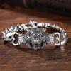 Pulsera de Zafiro para Parejas Transfronteriza Nueva para Hombre y Mujer Pulsera Cubana Retro Pulsera Personalizada para Hombre
