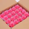 Atacado do Fabricante Rosa Azul Dourado Encantadora Cristal Artificial Flor de Rosa 520 Dia dos Namorados Chinês Flor Artificial Decoração de Casamento