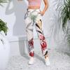 Pantalones Cortos Estampados Casuales de Moda Europea y Americana Estilo Resort para Mujer 60247
