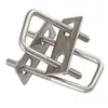 Acero Inoxidable 304 Cuadrado Tarjeta Ángulo Recto U-Bolt U-Bolt Tornillo de Ángulo Recto Abrazadera de Tubo Cuadrado en Forma de U