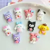 Dibujos Animados Brillantes Sanrio Animalitos Pequeños DIY Pegamento de Crema Casero Funda para Teléfono Móvil Hebilla de Zapato Pasador Joyería de Resina Accesorios