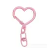 Hebilla Colorida de Aleación en Forma de Corazón con Colgante de Hebilla de Figura de Ocho, Accesorios Hechos a Mano para DIY, Llavero, Accesorios para Bolsos, Adornos Colgantes