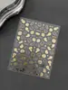 Yitu Patrón de Hormiga Lámina de Oro Calavera Pegatinas para Uñas Estilo Simple de Gama Alta Versátiles Populares en Internet Pegatinas Decorativas Yt6463