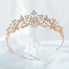 Venta Caliente Transfronteriza Aleación Pedrería Tocados de Novia Corona Accesorios para el Cabello de Boda Cinta para la Cabeza Tocados Mayoreo