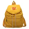 Mochila Feminina Casual de Grande Capacidade 2026 Novo Estilo Coreano Leve para Caminhada Viagem Bolsa de Cor Sólida Mochila Escolar para Estudantes