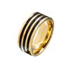 Anillo de Acero de Titanio con Goteo de Aceite de Venta Caliente Europeo y Americano, Anillo de Pareja de Temperamento de Moda para Hombre, Decoración de Conjunto Transfronterizo de Amazon