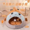 Nido para Gatos para Todas las Estaciones, Nido Cálido y Seguro de Invierno, Cama para Gatos, Sofá para Gatos Semicerrado, Nido para Dormir de Gatito