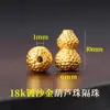 Xiao 18K Colección de Accesorios de Oro Arena No Desvanecible Pulsera Materiales para Manualidades Colgante de Oro Arena Cuentas Espaciadoras Cuentas Sueltas Accesorios Venta al por Mayor