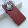 Adequado para Capa de Celular Honor X70Promax, Capa Protetora de Couro Liso Cobertura Total X60Pro, Galvanizada Fashionable X60 Luxo Leve