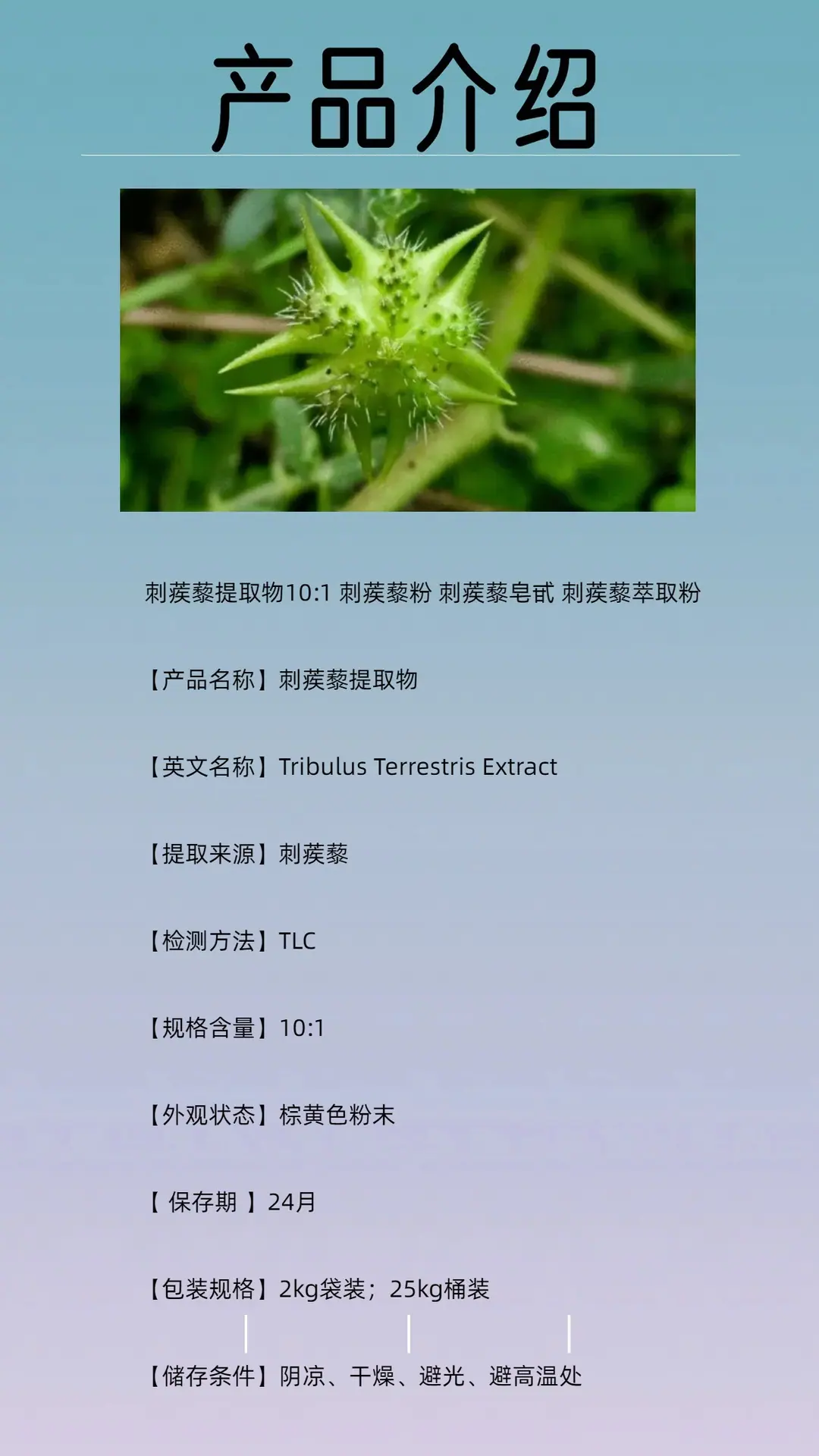 刺蒺藜提取物