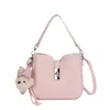 Bolso para Axila de Mujer 2026 Nuevo Modelo de Verano, Bolso Cubo de Color Sólido de Gama Alta, Bolso Cubo Versátil para Hombro y Cruzado para el Trabajo