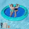 Boia Inflável para Piscina Transfronteiriça, Cama Flutuante Dobrável, Rede para Brincar na Água, Cadeira de Lounge para Uma Pessoa, Portátil Inflável