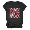 Amazon ebay estación independiente tendencia de ocio estás angustiado camiseta de manga corta para mujer con cuello redondo estampado camiseta básica
