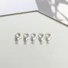 Engranaje Circular Espaciador de Zirconia Chapado en Oro de 14K Cierre de Langosta DIY Accesorios para Joyería Hecha a Mano Accesorios de Acabado para Collares y Pulseras