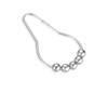 Comercio Electrónico Transfronterizo Acero Inoxidable Cortina de Ducha Hebilla de Calabaza Cortina de Puerta Anillo Colgante Hebilla Accesorios de Metal Gancho para Cortina de Bolas de Cinco Cuentas
