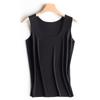 Chaleco Sin Costuras de Seda de Hielo para Mujer para Usar Afuera y Adentro, Ajuste Delgado y Versátil Camisola Chaleco de Modal sin Mangas para Verano