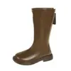 Botas Longas para Meninas 2026 Outono/Inverno Botas de Moda Coreana Tendência Antiderrapante Solado Macio para Crianças Maiores Botas de Cano Alto Acima do Joelho