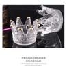 Nail Art Vintage em relevo Crown Pen Holder Estilo japonês Phnom Penh Glass Pen Holder Crystal Cup Pen Washing Holder Tool Internet Celebrant Style
