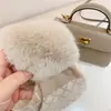 Bufanda de lana tejida de felpa con costuras cruzadas para mujer, cuello cálido de invierno, protección para el cuello de estudiante con estilo coreano